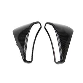 6mxc6-2b3 Fewshaw Carbon Fiber Style Center Console Dashboard Button Cover Trim For 2005-2013 C