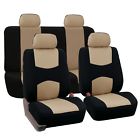 Fh-fb050114-0231 Fh Group Beige Full Set Seat Covers With Solid Bench