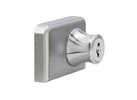 0dlk46ch Fhc Clamp-on Lock For Double Swing Doors 1/4 Inch Glass - Randomly Key