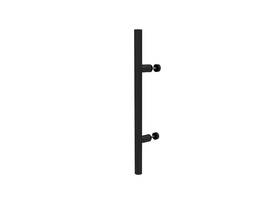 24lhsmb Fhc Single Sided Ladder Pull 1-1/4 Inch Dia 24 Overall 12 Ctc Matte Black