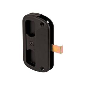 A186 Fhc Black Plastic Sliding Screen Door Latch And Pull - Alumilite Single P