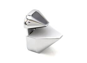 Asc1ch Fhc Adjustable Shelf Clamp For 1/8 Inch To 15/16 Glass Or Wood - Polished Chrome