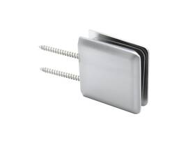 Bfcu1ch Fhc Beveled Wall Mount Clamp Notch Style Double Mounting Holes - Polish