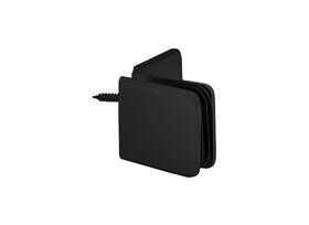 Cadjbv037mb Fhc Adjustable Glass Clamp Beveled - Wall Mount For 3/8 Inch To 1/2 Gl