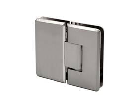 Cln580bn Fhc Carolina Beveled 5 Degree Positive Close Glass To 180 Hinge - Brush
