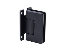 Clna4mb Fhc Carolina Beveled Wall Mount Hinge Adjustable Full Back Plate - Matte Black