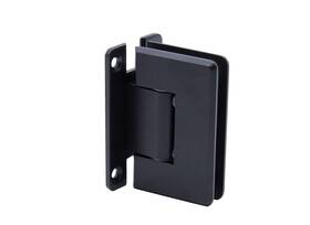 Clnf1mb Fhc Carolina Beveled Wall Mount Hinge Full Back Plate - Matte Black