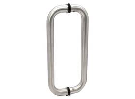 Cp12x12bs Fhc 12 Inch Pull- 1 Back To Pull Handles - Brushed Stainless Steel