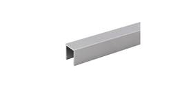 Cru7sksa Fhc 1-1/4 Inch X 1-5/16 Square Aluminum Cap Rail Sample Kit 12 Long - Satin Anodized
