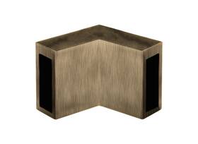 Denc2bbrz Fhc Denali 90 Degree Corner Bracket - Brushed Bronze