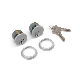 Fl2171sckaa Fhc Double Mortise Cylinder With Ftcft Keyway And Keyed Alike - Alumi