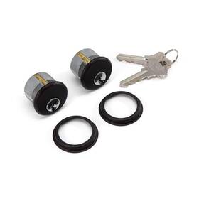 Fl2171sckadu Fhc Double Mortise Cylinder With Ftcft Keyway And Keyed Alike - Dark