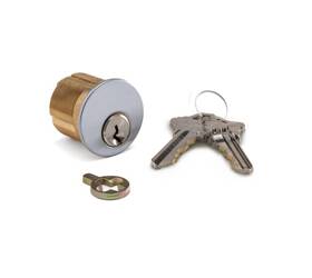 Fl7185sc1kasc Fhc 1-1/8 Inch Mortise Cylinder 5-pin Ftcft Keyway - Keyed Alike Sati