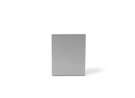 Fmcec12sa Fhc End Cap For 1/2 Inch Mechanical Glazing Channel - Satin Anodized