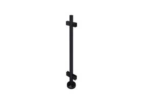 Fp19cmb Fhc Ftfpft Series Posts 1.9 Inch Round Profile 42 Tall Center Post - Matte Black