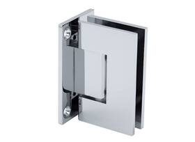Glenf1ch Fhc Glendale Series Wall Mount Hinge - Full Back Plate Polished Chrome