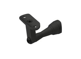 Hb4pmb Fhc Highland Series Bracket Post Mounted Handrail Matte Black Finish