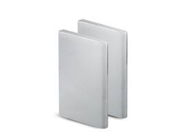 Hlp25ch Fhc Shower Door Hinge Limit Plates 2.5mm Thick - Polished Chrome