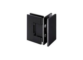 Jrglen90mb Fhc Junior Glendale 90 Degree Glass-to-glass Hinge For 1/4 Inch Glass - Matte Black