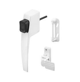 K5145 Fhc Screen And Storm Door Push Button Latch Set With Night Lock - White F