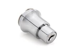 Kl50ba Fhc Keyed Push Button Lock For Shannon Pass-thru Window - Brite Anodized