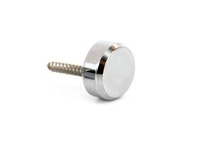 Mcr02ch Fhc Round Mirror Clip Set - Polished Chrome