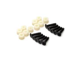 P1nbltg10 Fhc Pin Bolt And Nylon Grommet 1/4 Inch -20 Flat Socket Head Smoke Baffle 10pk