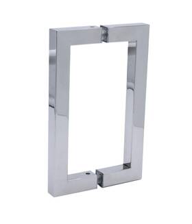 Phsq6x6ch Fhc 6 Inch Center-to-center Square Pull - Polished Chrome