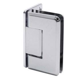 Pres03ch Fhc Preston Series Wall Mount Hinge Offset Back Plate Polished Chrome Frameless