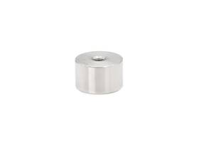 S112x12ps Fhc 1-1/2 Inch Diameter X 1/2 Tall Standoff Base - Polished Stainless