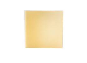 S4x4ctpb Fhc 4 Inch X Architectural Finish Sample - Candy Transparent Polished Brass