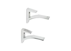 Sc5c Fhc Shelf Clip Set For 3/8 Inch To 1/2 Glass - Chrome