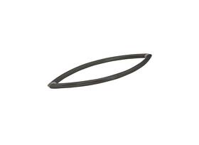 Tbcn18x18mb Fhc 18 Inch X Crown Style Towel Bar Back-to-back - Matte Black