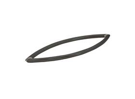 Tbcn24x24mb Fhc 24 Inch X Crown Style Towel Bar Back-to-back - Matte Black