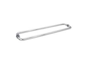 Tbr30x30ch Fhc 30 Inch X Back-to-back Towel Bar With Washer - Polished Chrome