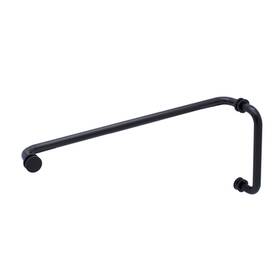 Tbr6x24mb Fhc 6 Inch Pull Handle And 24 Towel Bar Combo With Metal Washers - Matte Black