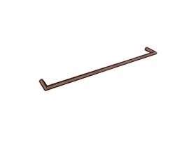 Tbrm24bbrz Fhc 24 Inch Tubular Mitered Corner Single Sided Towel Bar - Brushed Bronze