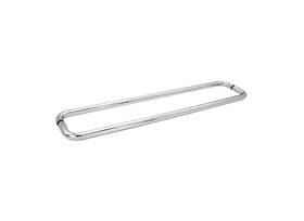 Tbrn30x30ch Fhc 30 Inch X Tubular Towel Bar Back-to-back No Washers - Polished Chrome