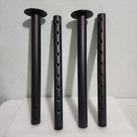 Tr1mb18c Fhc T1000 18 Inch Center Post - 1.5 Round Partition Matte Black
