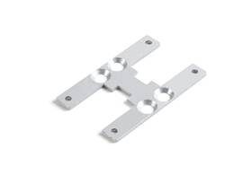 Trb2 Fhc Slim Post Top Rail Mounting Brackets - Mill Aluminum