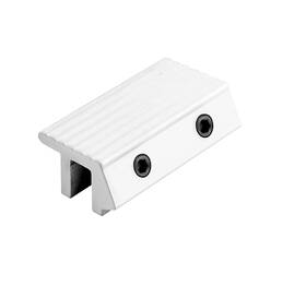 U9817 Fhc 1/4 Inch X 2 Diecast Construction White-painted Sliding Door Lock Singl