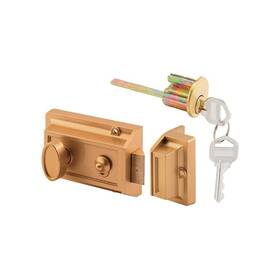 U9967 Fhc 7/8 Inch Brass Plated Diecast Cam Lock - Yale Keyway Single Pack