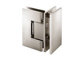 Ven90pn Fhc Venice Square Glass To 90 Degree Hinge - Polished Nickel
