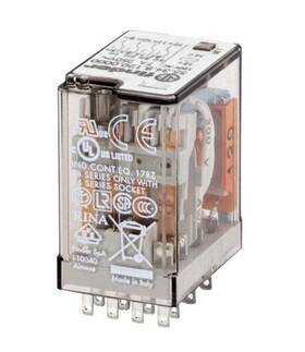 4pdt Finder 013038300264 55.34.8.120.0000-10pk Industrial Plug-in Relay 7a 120v Ac Coil