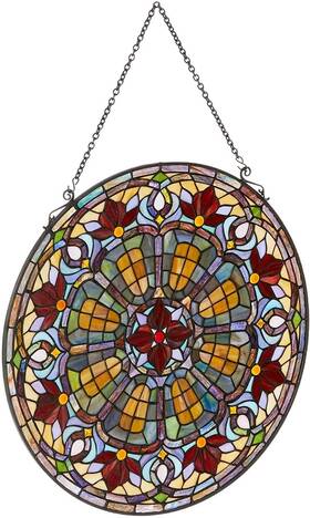 Jp22n Fine Art Lighting 657664530284 Tiffany Stained Glass Panel 24 Inch Multicolor