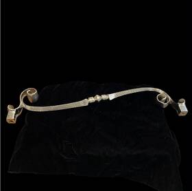 Snj1021sbr First Impressions International Front Door Refrigerator Handle San Juan Scroll Solid Brass Handmade In Usa