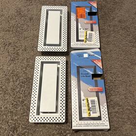 Dwlitbd4x10wht Fittes Set Of 2 Aria Lite - Flush Wall Vent 4 Inch X10 White Quality See