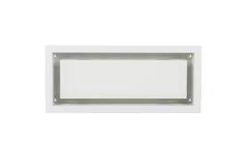 Dwlitfr6x10wht Fittes Aria Lite 10 Inch X 6 White Framed Wall Vent