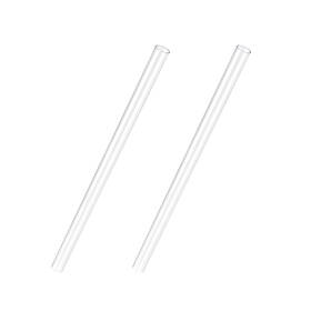 Fixinairp 617662382667 Polycarbonate Rigid Round Clear Tubing 12mm X 13mm 305mm Plastic Tube 2pcs
