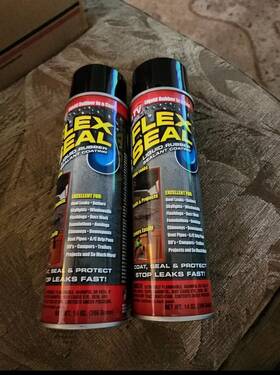 Flex Seal 749397003019 Free Shipping 2 Black 14-oz Liquid Spray Rubber Sealant Coating Cans